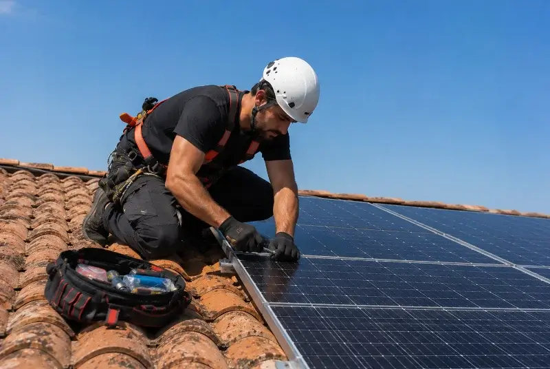 Maintenance et monitoring de panneaux solaires à Fox-Amphoux